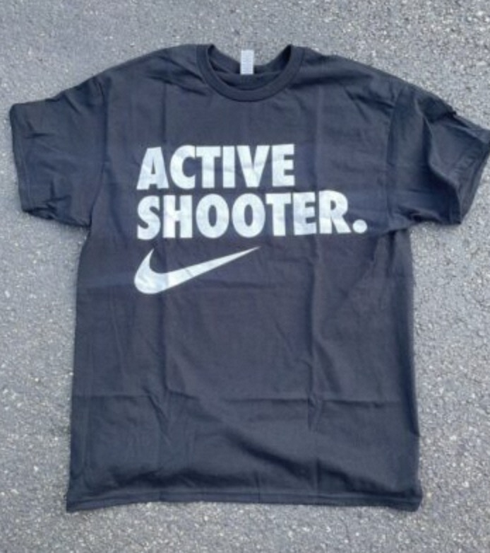 active shooter t shirt