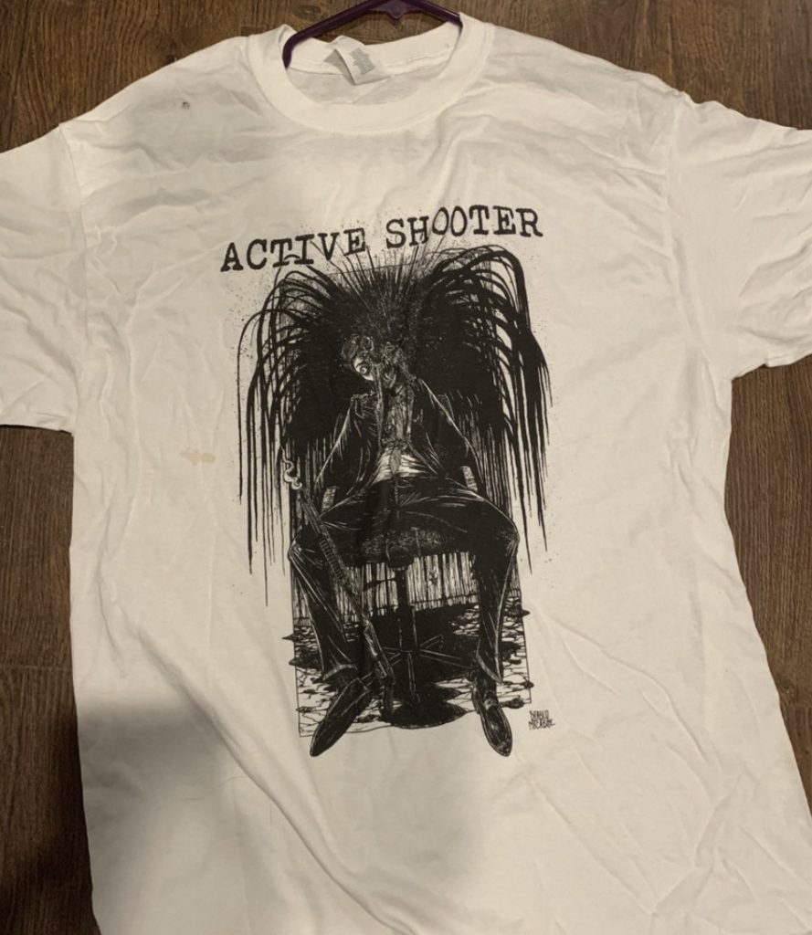 Active Shooter T-Shirt: A Controversial Statement in Fashion插图3