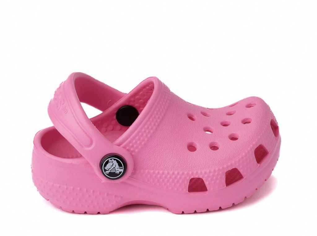 baby pink crocs