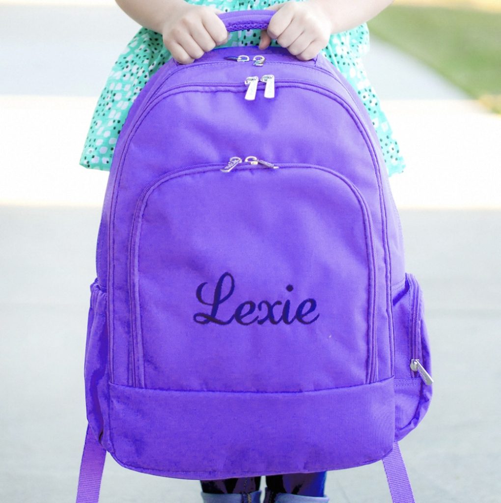 personalised school bags