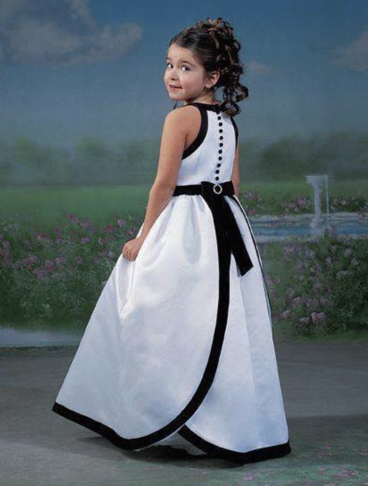 black and white dress for girls