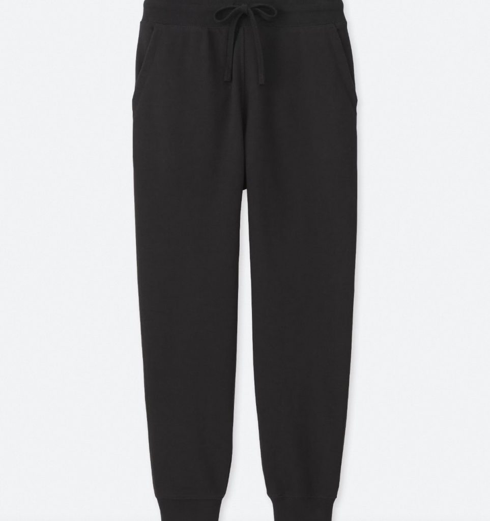 black sweatpants