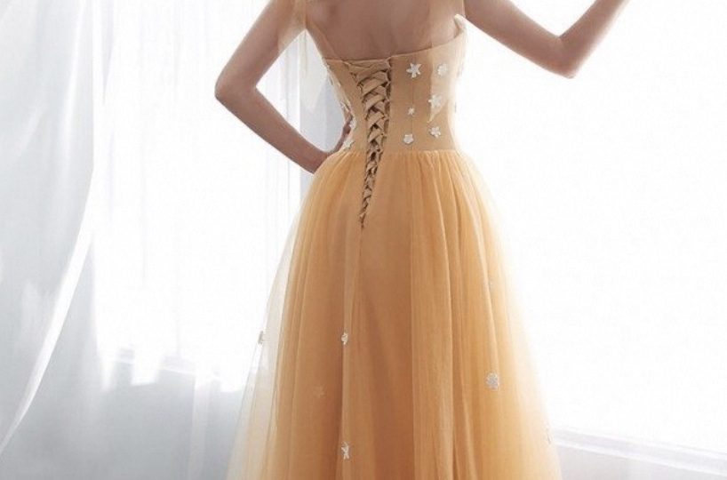 butterfly prom dress