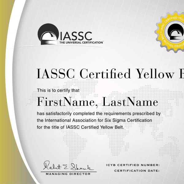 yellow belt certification