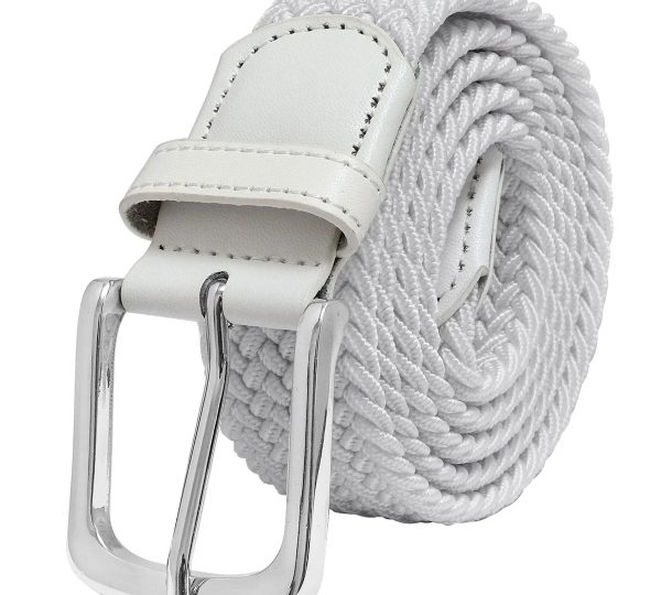 mens white belt