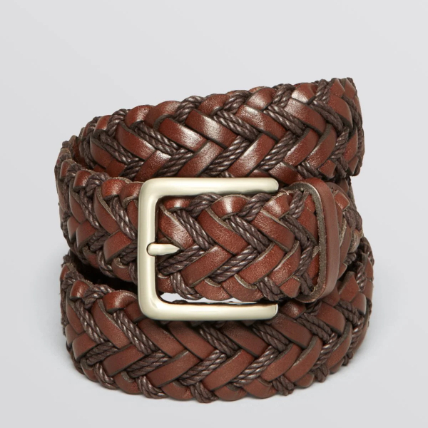 mens woven belt