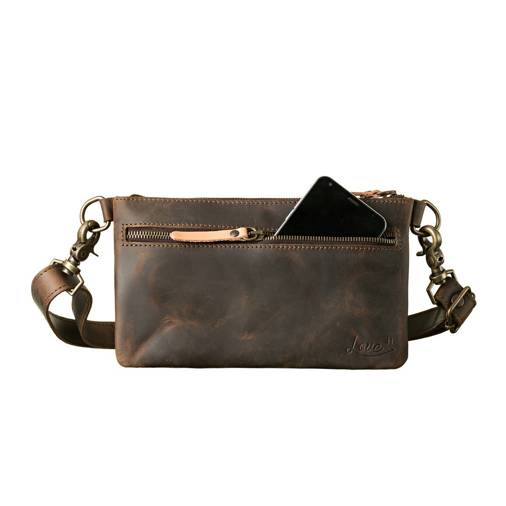 leather belt bag