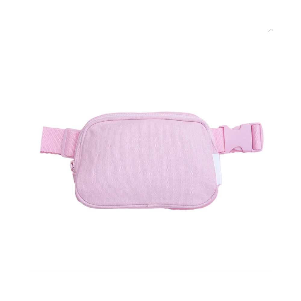 pink belt bag