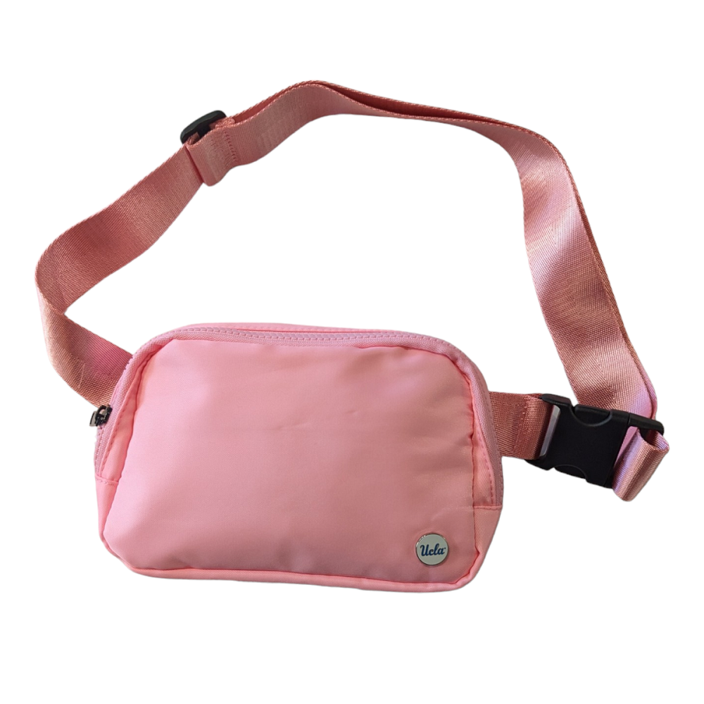 pink belt bag