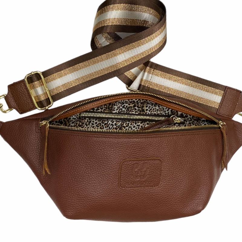 Brown belt bag