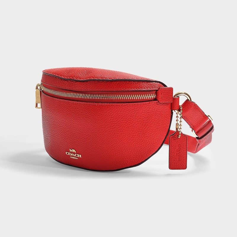 Red belt bag