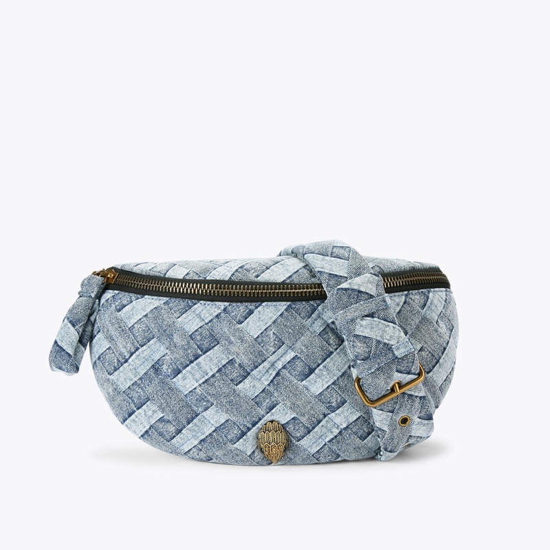 Denim belt bag