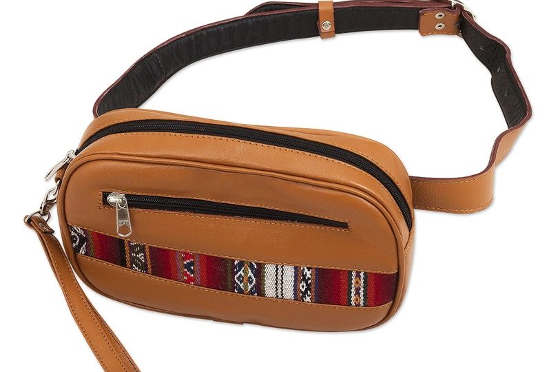 Brown belt bag