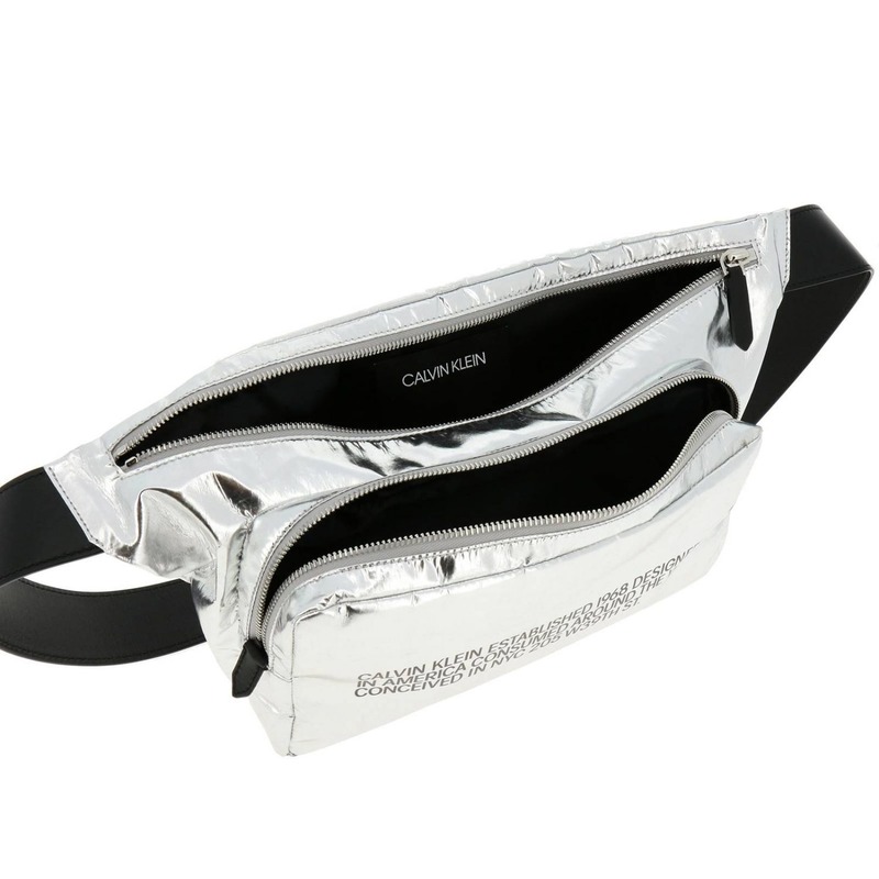 Silver belt bag