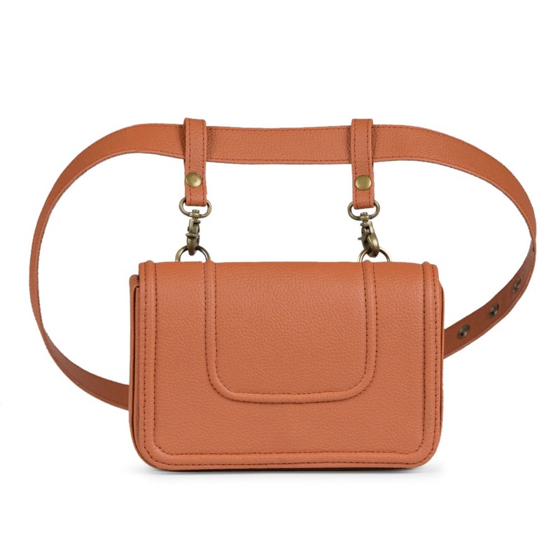 Tan belt bag