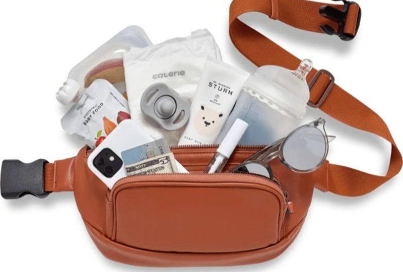 Diaper belt bag