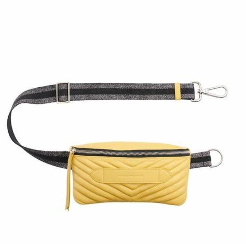 Yellow belt bag