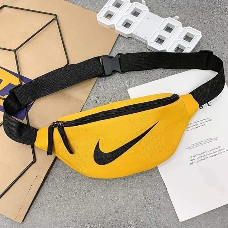 Yellow belt bag