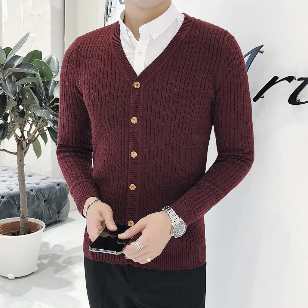 mens cardigan