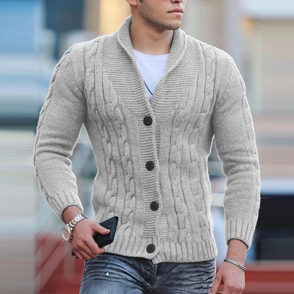 mens cardigan